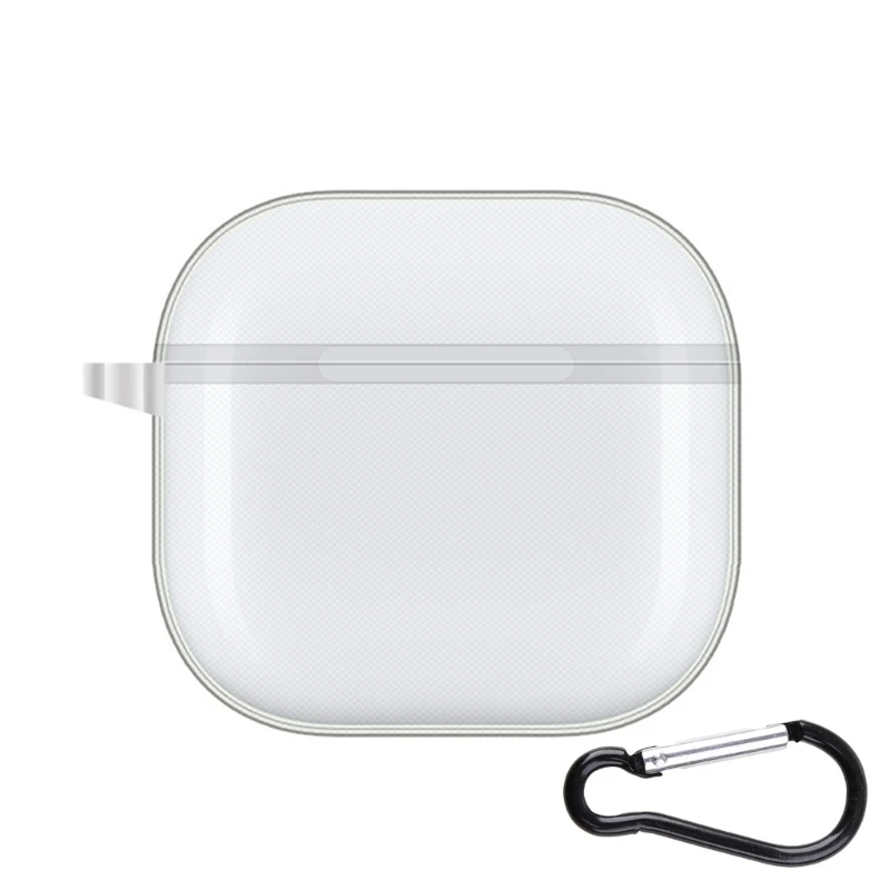 Headphone Clear Shockproof Housing Skin-friendly Cover for Air Pods 4 Washable Shell Protector Nonslip Impact Resistant 24BB