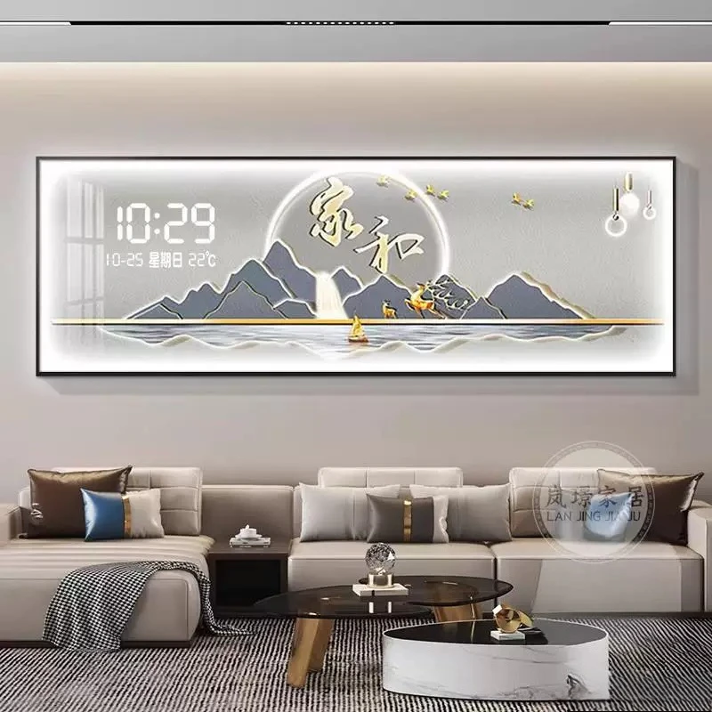 Modern Creative Wall Watch Living Room Led Luxury Big Size Bedrooms Design Clock Wall Restaurant Reloj De Pared Home Decoration