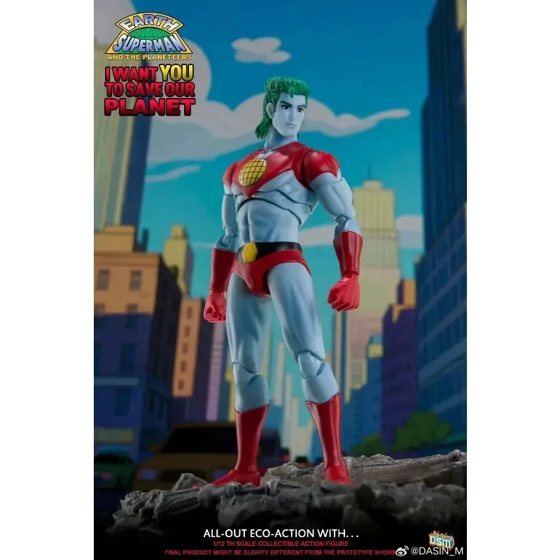 قريبا قريبا Dasheng نموذج DMS GT 1/12 سوبرمان الأرض الكابتن الكواكب عمل دمية نموذج دمية متحركة الشكل