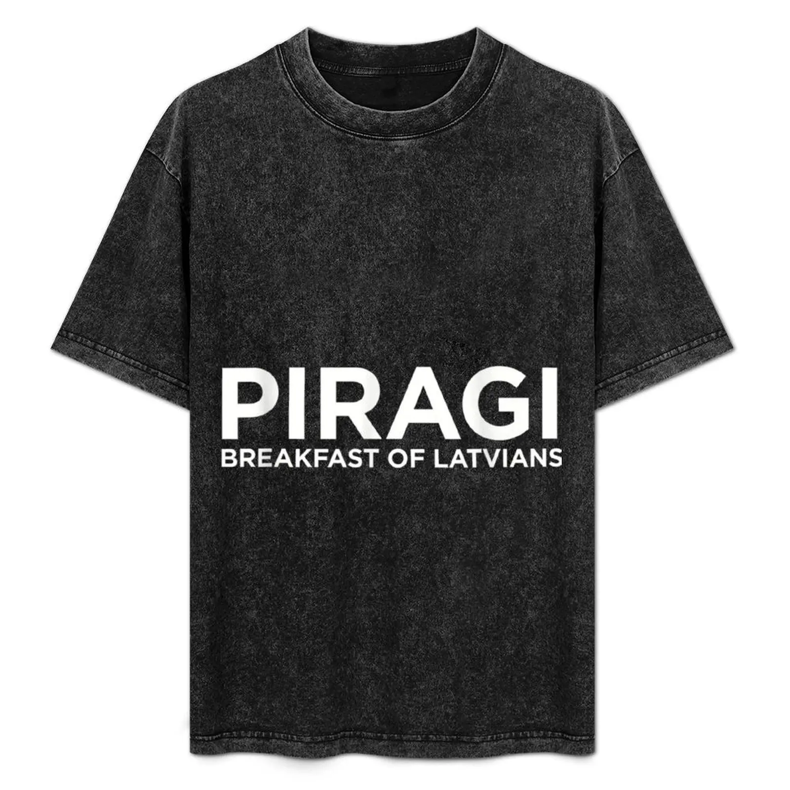 

Piragi Breakfast of Latvians T-Shirt summer top tops men clothes