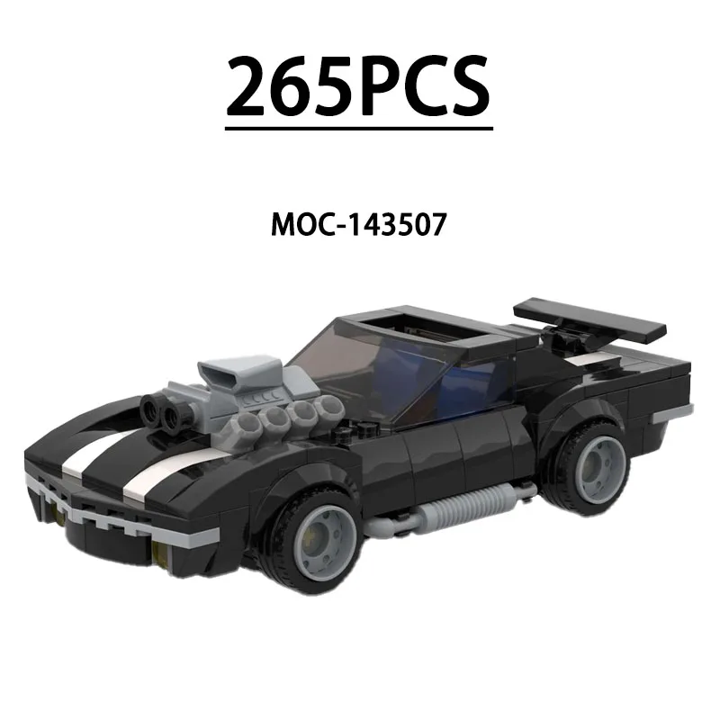 

Конструктор MOC-143507: Модель спортивного седана, 265 деталей, развивающая игрушка для детей, подарок на День рождения, Рождество, Новый год