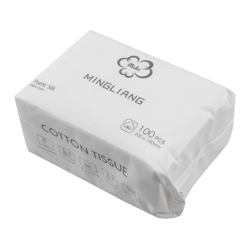 100PCS Cotton Disposable Facial Wash Towels