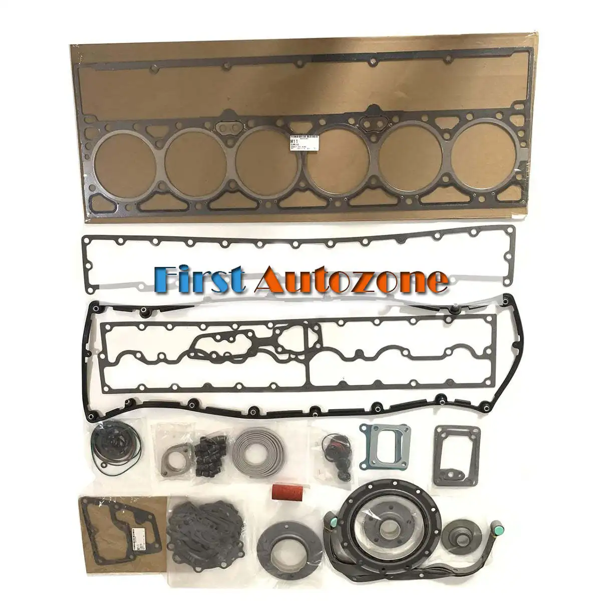 

ISM11 Engine Full Cylinder Head Gasket kit Upper & Lower Set Compatible with Cummins