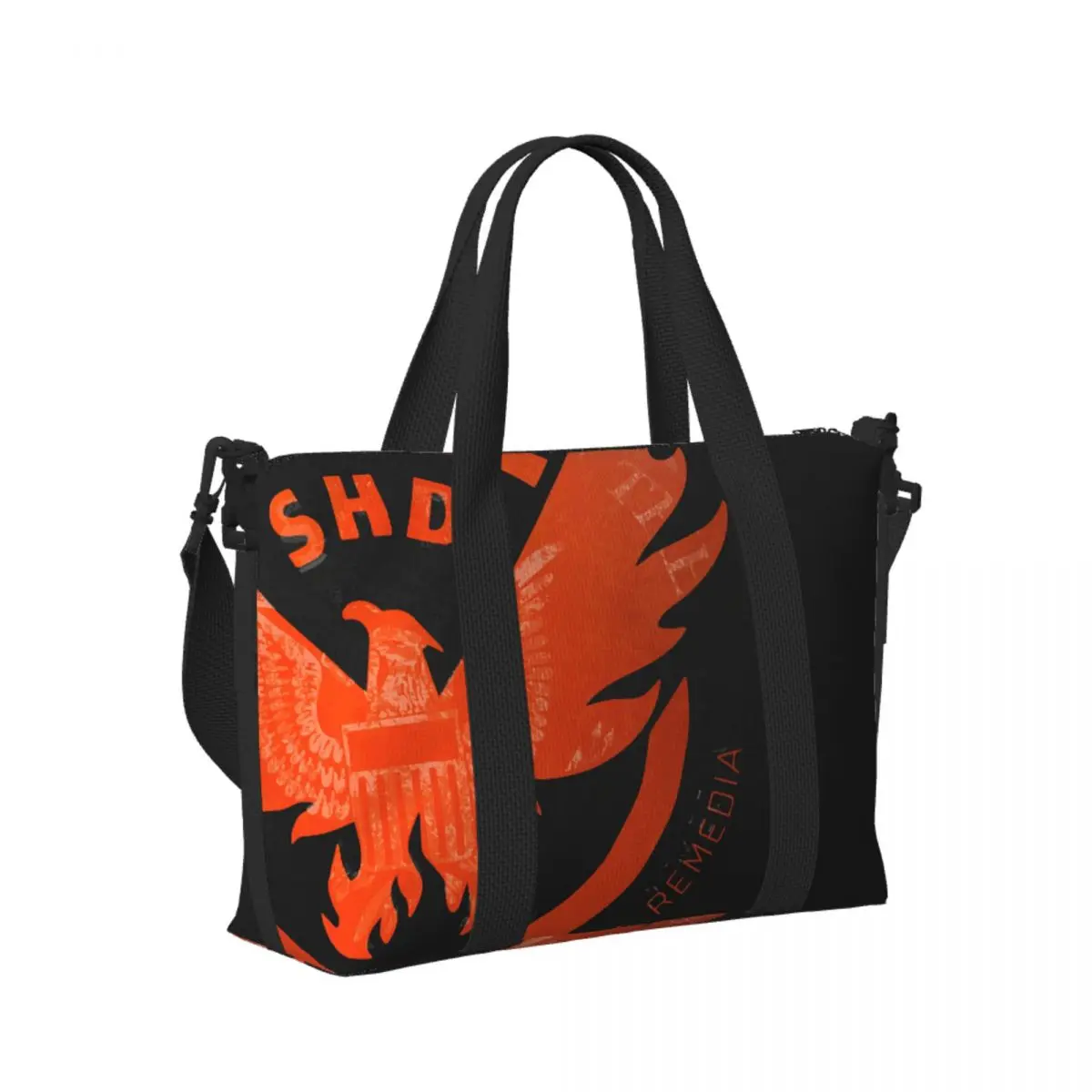 

Custom The Division 2 Shd Strategic Homeland Division Beach Travel Bag Tote Bags for Gym Yoga Women Shopping Duffle Shoulder Bag