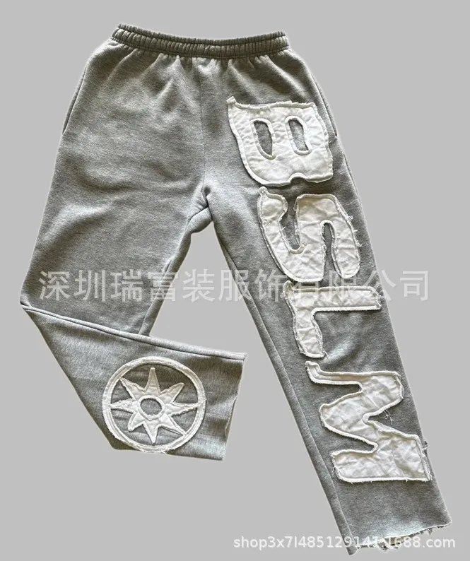 2025 Sweatshirts Personalized Street Style Hip-hop Letter Hooded Sweatshirts Fashionable Casual Pants Same Style For Men Women