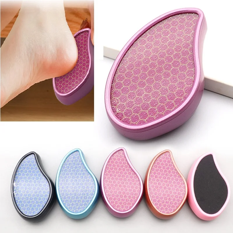 

Nano Crystal Glass Foot File Callus Remover Shaver Dead Hard Cracked Thick Dry Skin Remover Pro Foot Heel Rasp Pedicure Tool