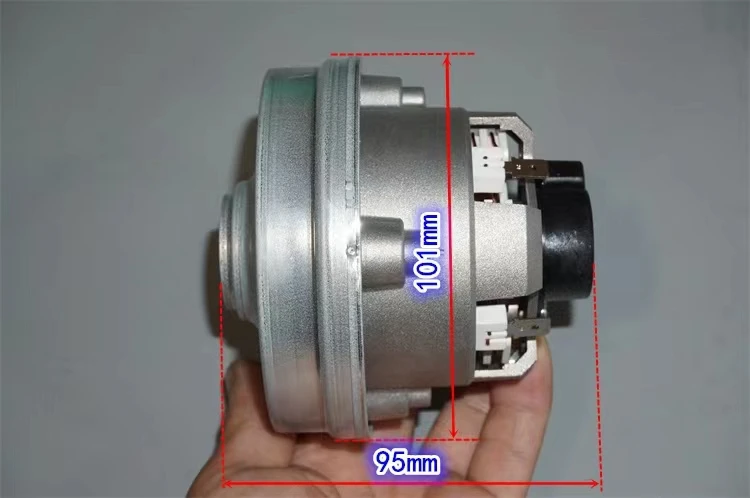 Fã sem escova de quatro fios de alta potência importado do turbocompressor com motor sem escova de alta velocidade do vácuo 100mm da placa da movimentação