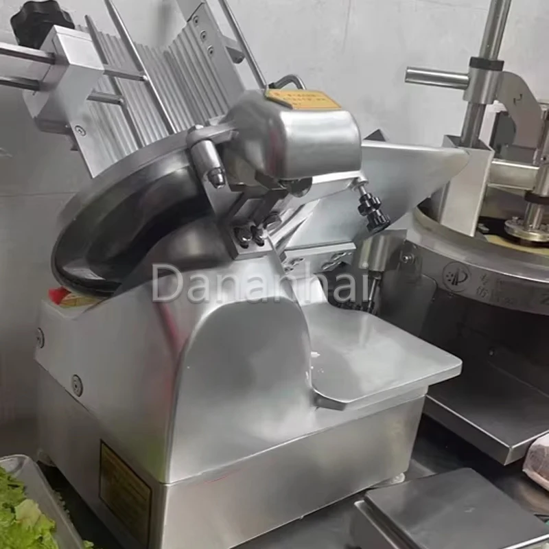 Professional Commercial 12 Inch Fully Automatic Meat Slicer for Kitchen Use Beef Cutting Machine Frozen Meat Cutter