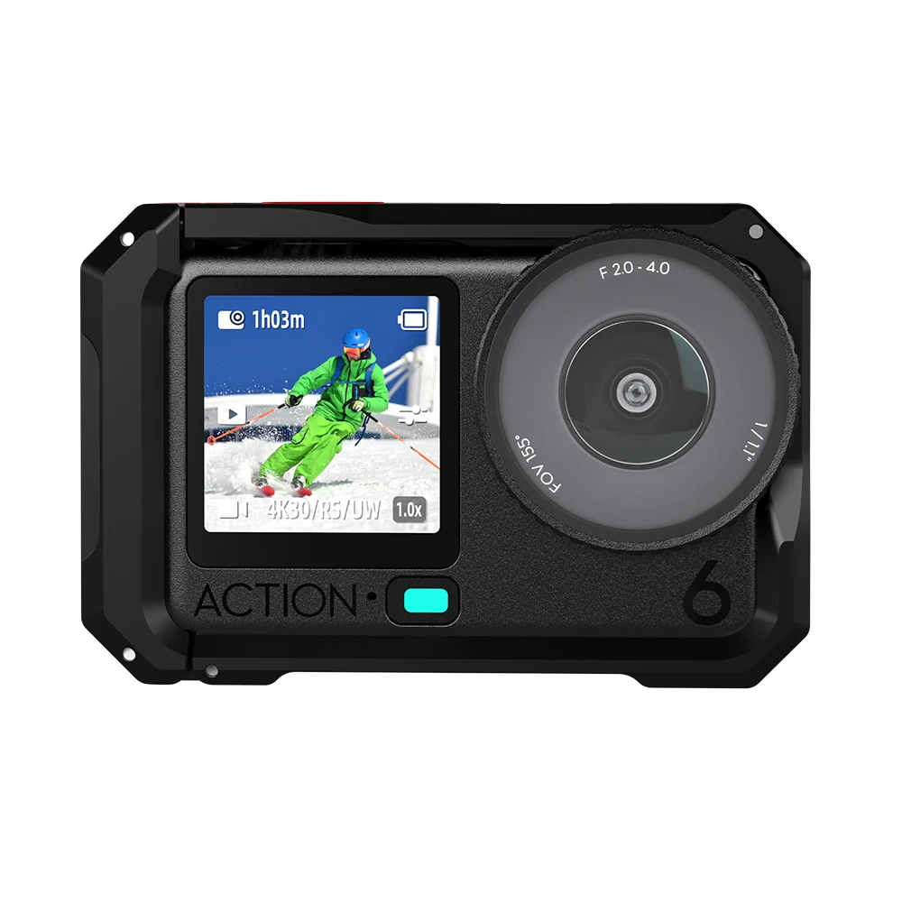 

Metal Protective Frame for DJI Osmo Action 6, Rabbit Cage Magnetic Quick-release Case, Aluminum Protective Case with Safety Lock