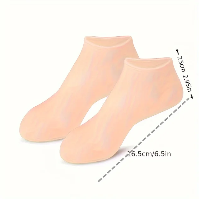 Socks Exfoliating Moisturizing Anti Dry Cracked Plantar Protection Socks ExfoliatingSilicone Socks Foot Skin Care Elastic Socks 4