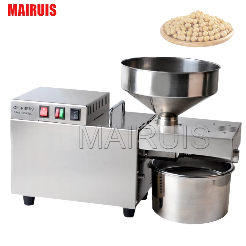 

Intelligent Oil Press Stainless Steel Hot Cold Oil Extraction Temperature Control Sesame Oil Peanut Oil Pressing Machine