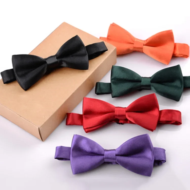 Reusable blue red wool Women kindergarden children velvet boy girl men flexible green color bow tie black accessories