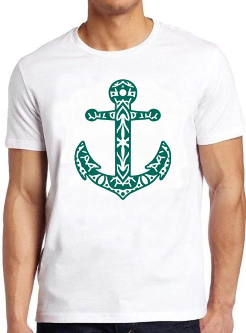 

Anchor Mandala T Shirt Vinatage Funny Cool Gift Tee 502