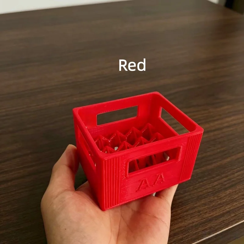 1/2/3 PCS 20 Slot AA Battery Case with Stackable Design, Heavy Duty Battery Organizer, Secure Battery Storage Holder
