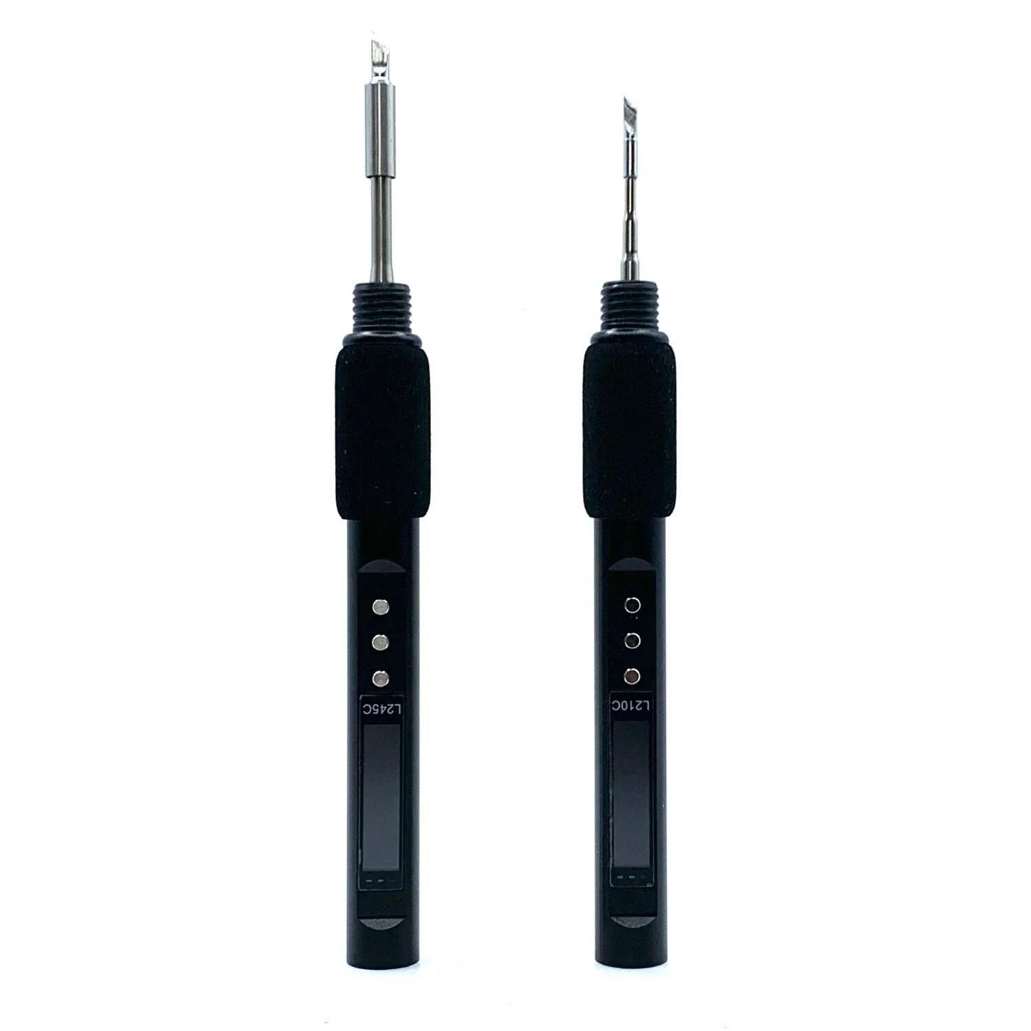 MINI Soldering Iron 100W L210C/L245C 0.99 นิ้วหน้าจอสี TFT ปรับอุณหภูมิ 50-500 ° ตัวอลูมิเนียมอัลลอยด์ C