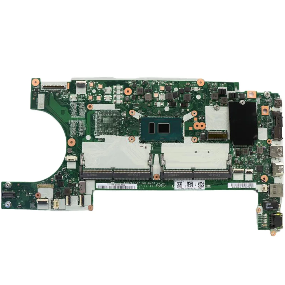 Laptop Motherboard For Lenovo ThinkPad L480 L580 NM-B461 UMA With CPU i3 8130U i5 8250U i7 8550U FRU:02DC301 02DC327 01LW293