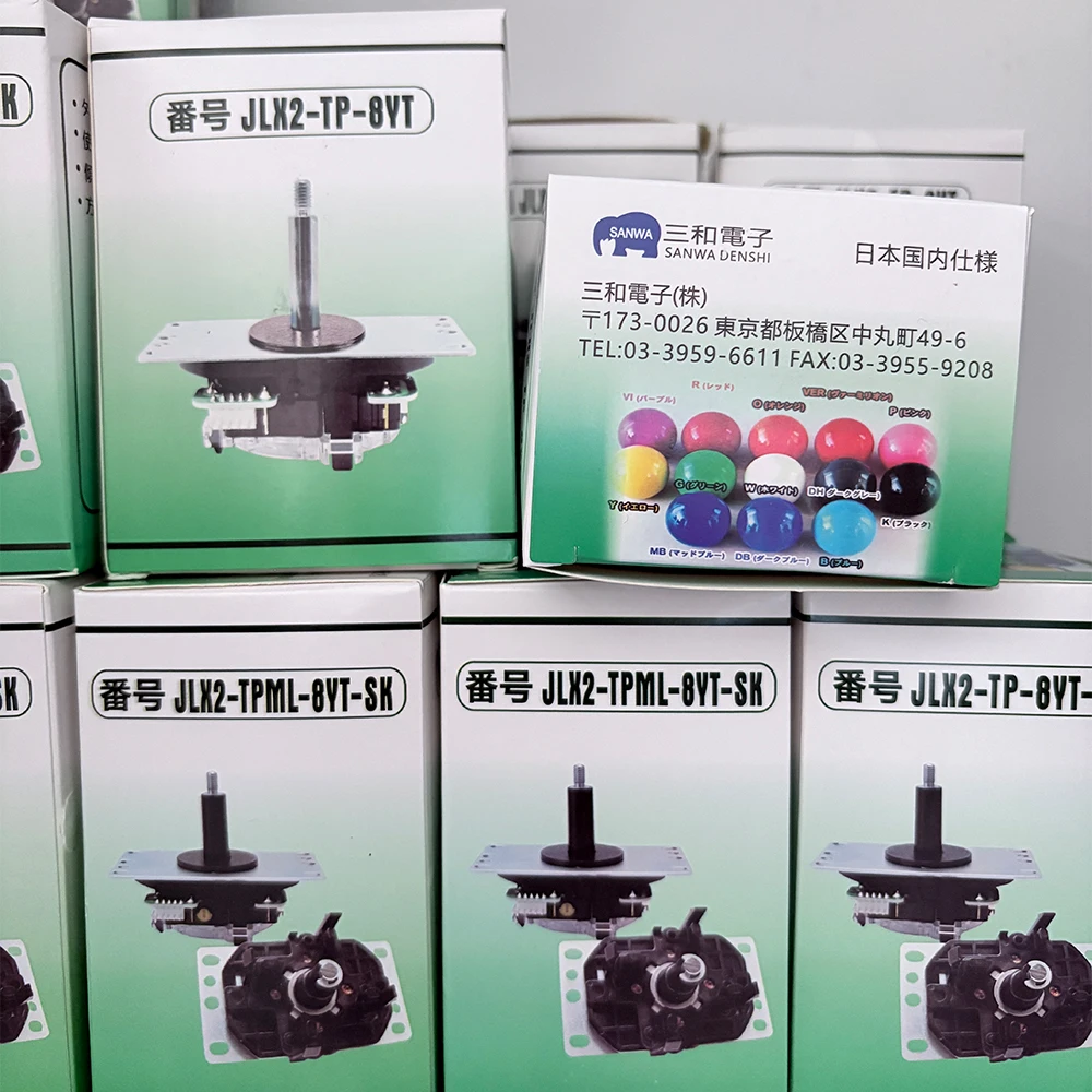 Original Newest Sanwa JLX2-TP-8YT Joystick Authentic SANWA JLX Joysticks ideal for Arcade Jamma MAME game 12 colors available