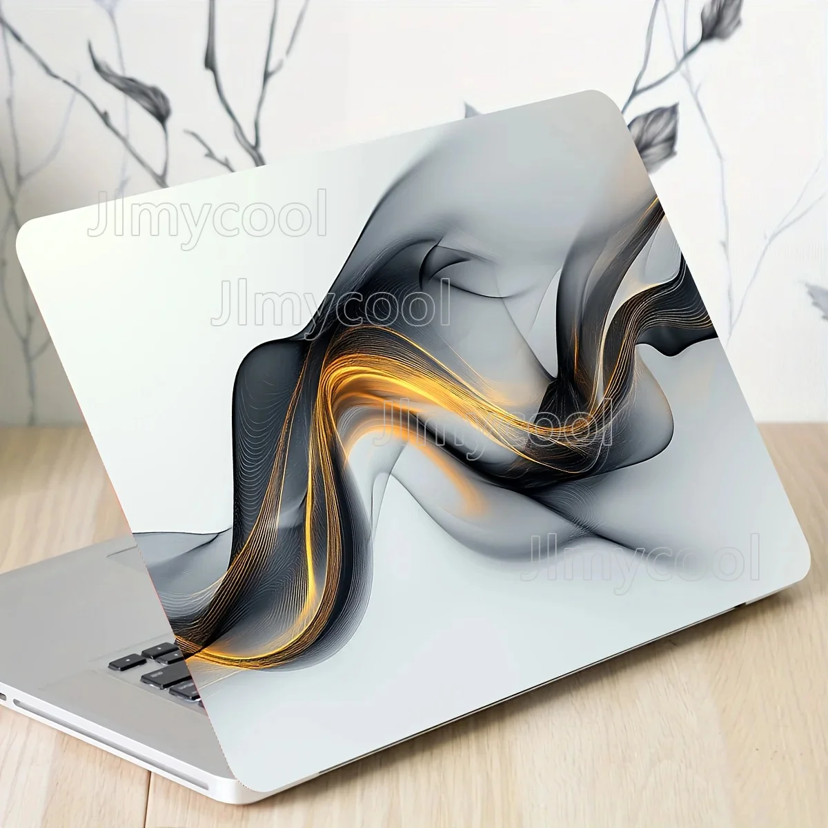2 Pack Marble Textured Laptop Art Decal Case Universal Waterproof Netbook Skin Sticker Laptop Skin Scratch Resistant