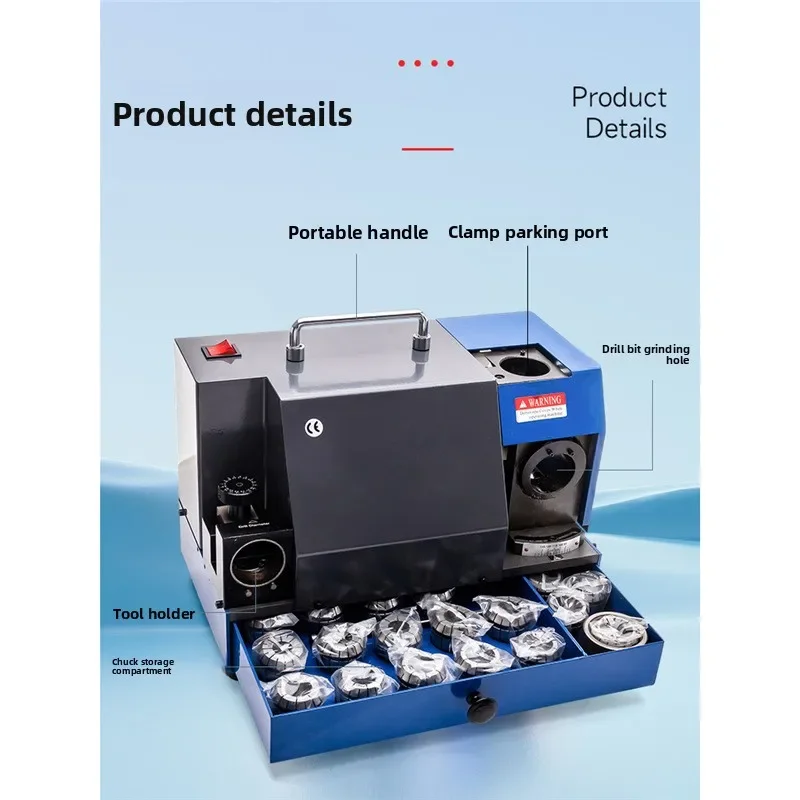 Twist Drill Grinder Automatic Knife Sharpener Universal Fool Type Portable Small Grinding Drill Special Tool