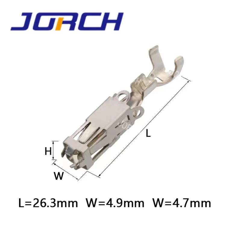 Tinned Copper Terminal Block, Car Connector Connector, Brass Insert Spring Insert DJ221F-2.5B for 17984.000.002