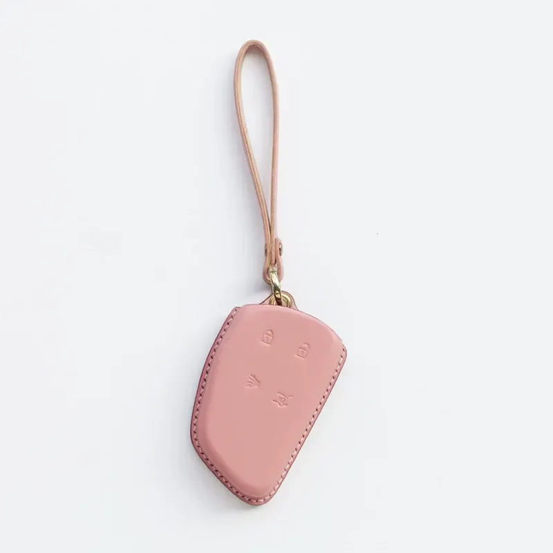 for Buick Century Envision PLUS Leather Handmade Key Case Bag Simple Exquisite Personalized Texture Women Key Cover Set