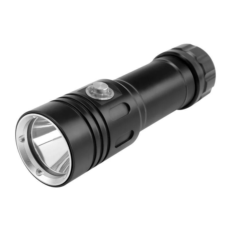 

A44Z-LED Diving Flashlight Scuba Dive Underwater Camping Lanterna Torch Lamp Stepless Dimming Powered By 18650 26650 Battery