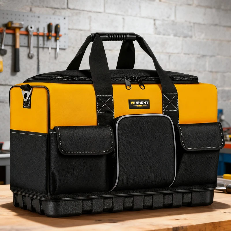 Portable Oxford Cloth Tool Bag Electrician's Tool Bag Durable  Wear-Resistant Handheld Hardware Storage Bag