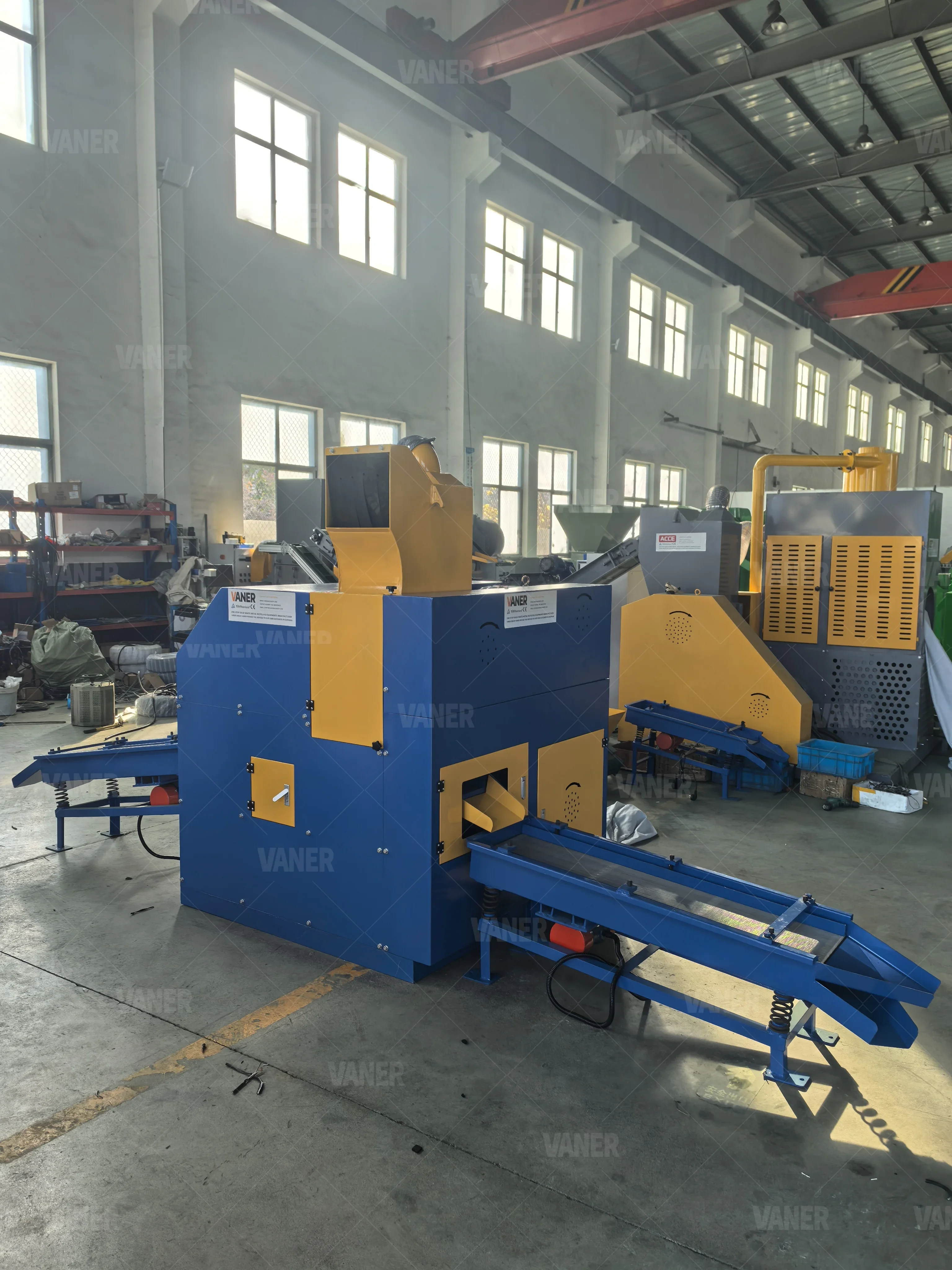 V-C06 الصين أفضل توريد الكابلات النحاسية البلاستيك فاصل الخردة كابل سلك المحبب آلة إعادة التدوير بسعر منخفض #3