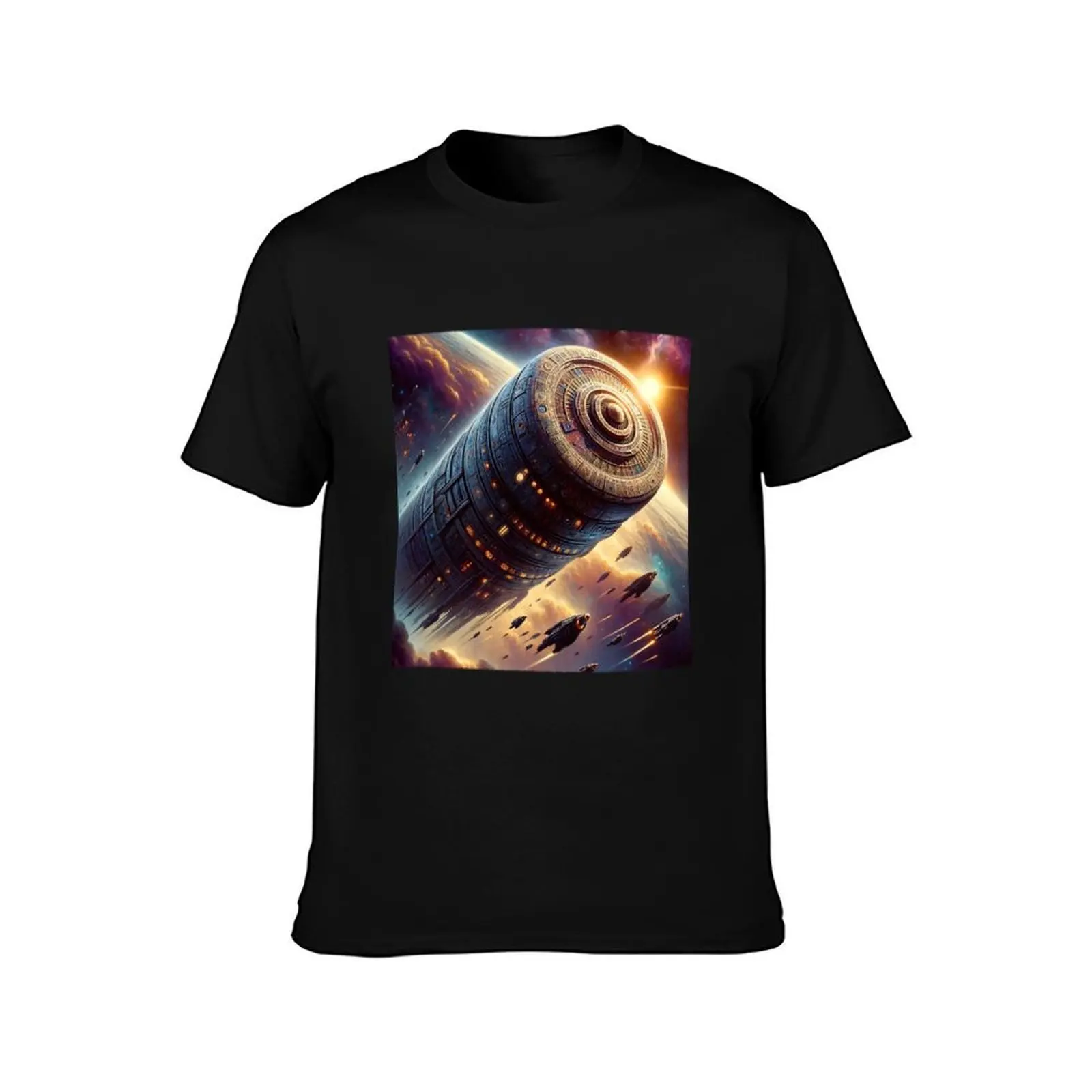 Rendezvous with Rama - Arthur C Clarke - alternative book Cover T-Shirt man t shirt graphic T-Shirt