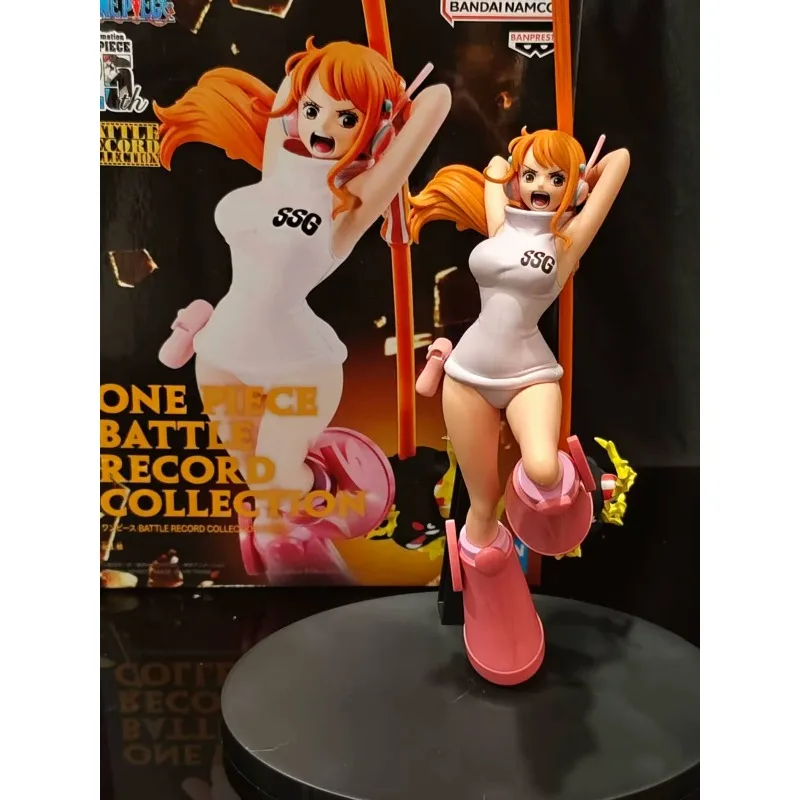 Autentyczne japońskie figurki akcji Bandai One Piece BRC Future Island 15cm Nami, prezenty urodzinowe dla dorosłych i dzieci
