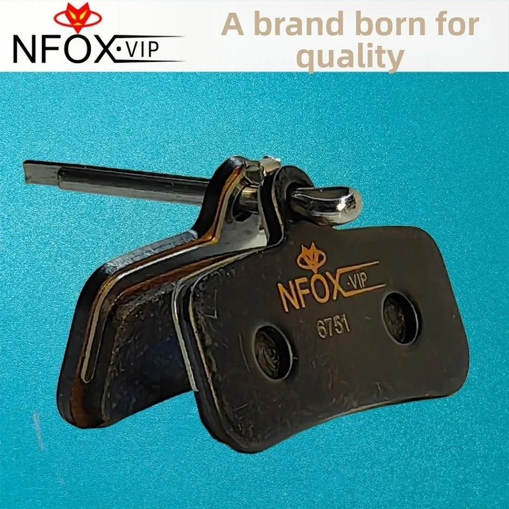1set Metal 4-piston Hydraulic Brake Pads Black 4 Styles Disc Make Riction Plate Mountain Bike Brake Pads