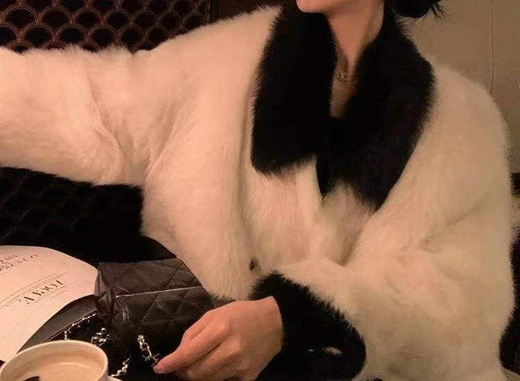 

2025 новое зимнее двубортное повседневное модное универсальное пальто с откидным воротником для женщин