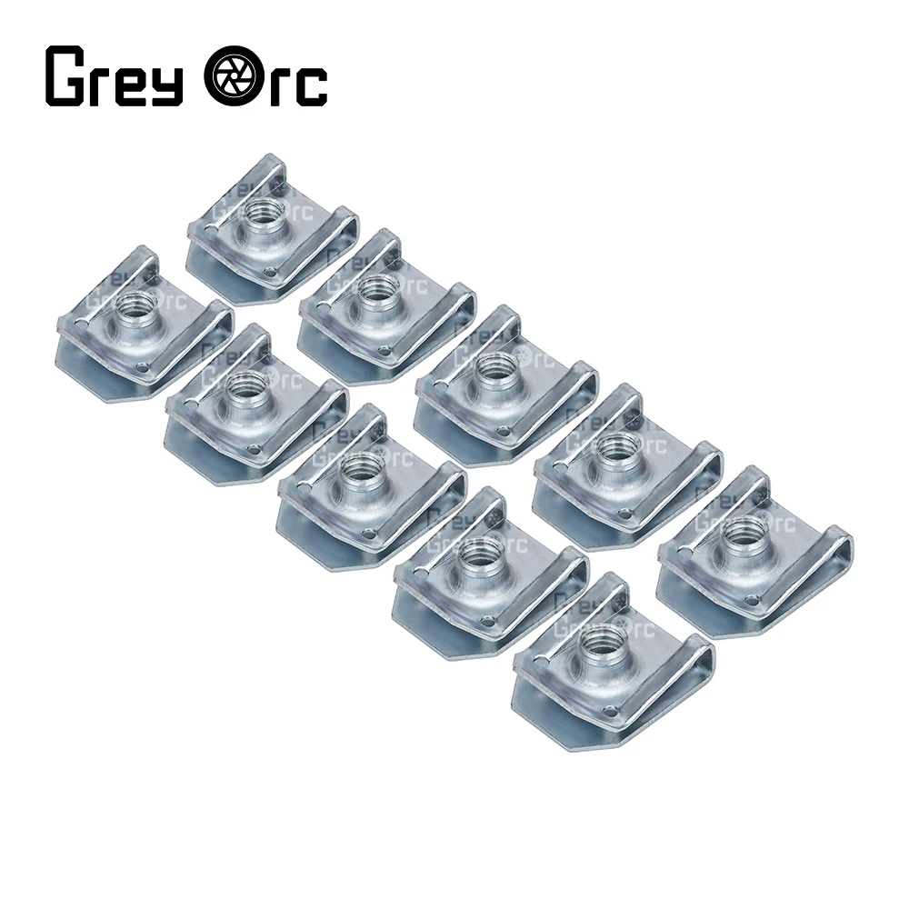

10PCS For BMW Metal Screw Tapping Fastener U-Type Clip with Screw Anti-rust Protection Screw Buckle Iron Sheet Car Motorcycles