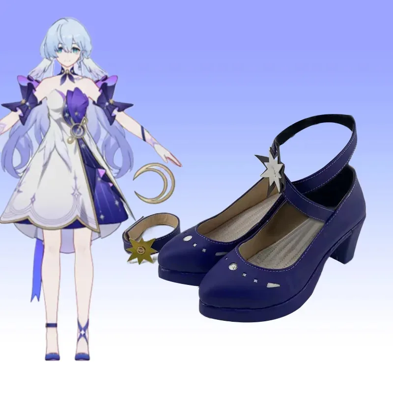 

1086 Collapse Star Dome Железная дорога Робин Обувь для косплея Вторичный элемент Анимация Выставочная обувь для выступлений