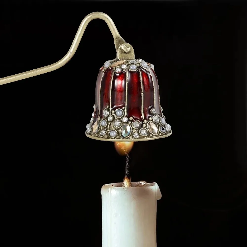 Long Handle Candle Extinguisher Vintage Exquisite Flame Snuffer Metal Safely Extinguish Candle Flame Stopper Hotel
