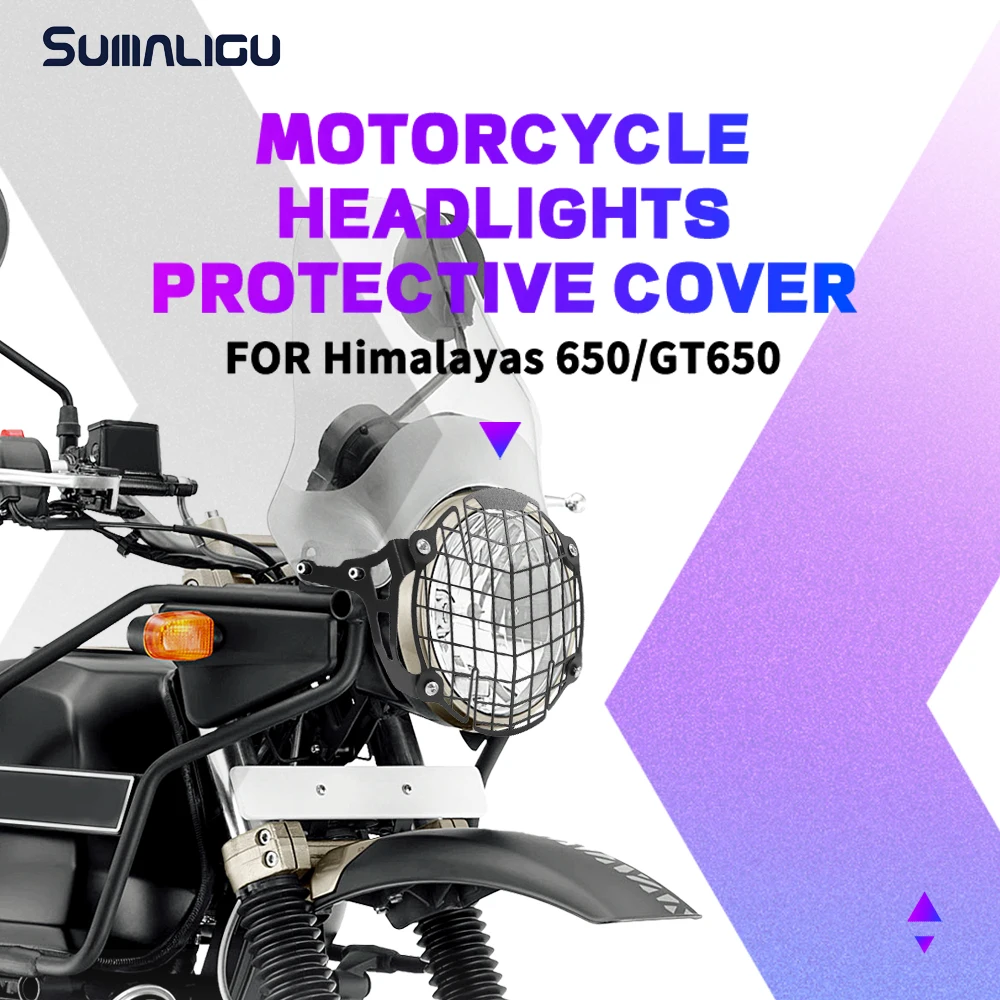 

For Royal Enfield Interceptor 650 Continental INT650 GT650 Motorcycle Headlight Head Light Guard Protector Cover Grill