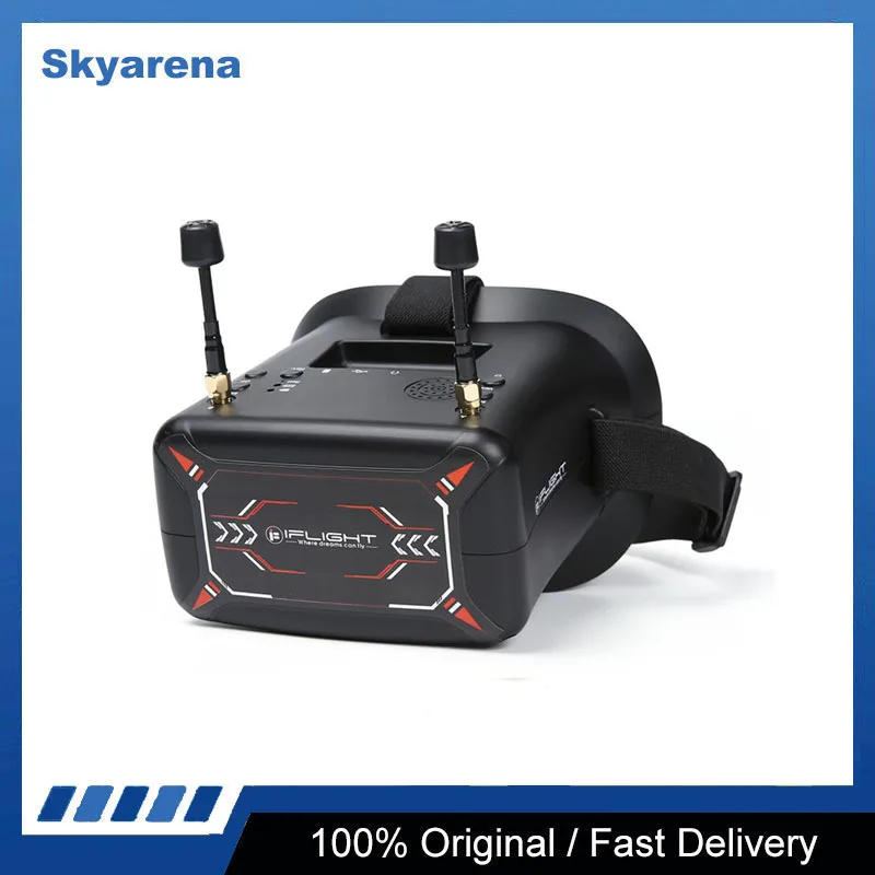 iFlight 4.3inch FPV Goggles 40CH 5.8GHz with DVR Function Built-in 3.7V/2000mAh battery for FPV part