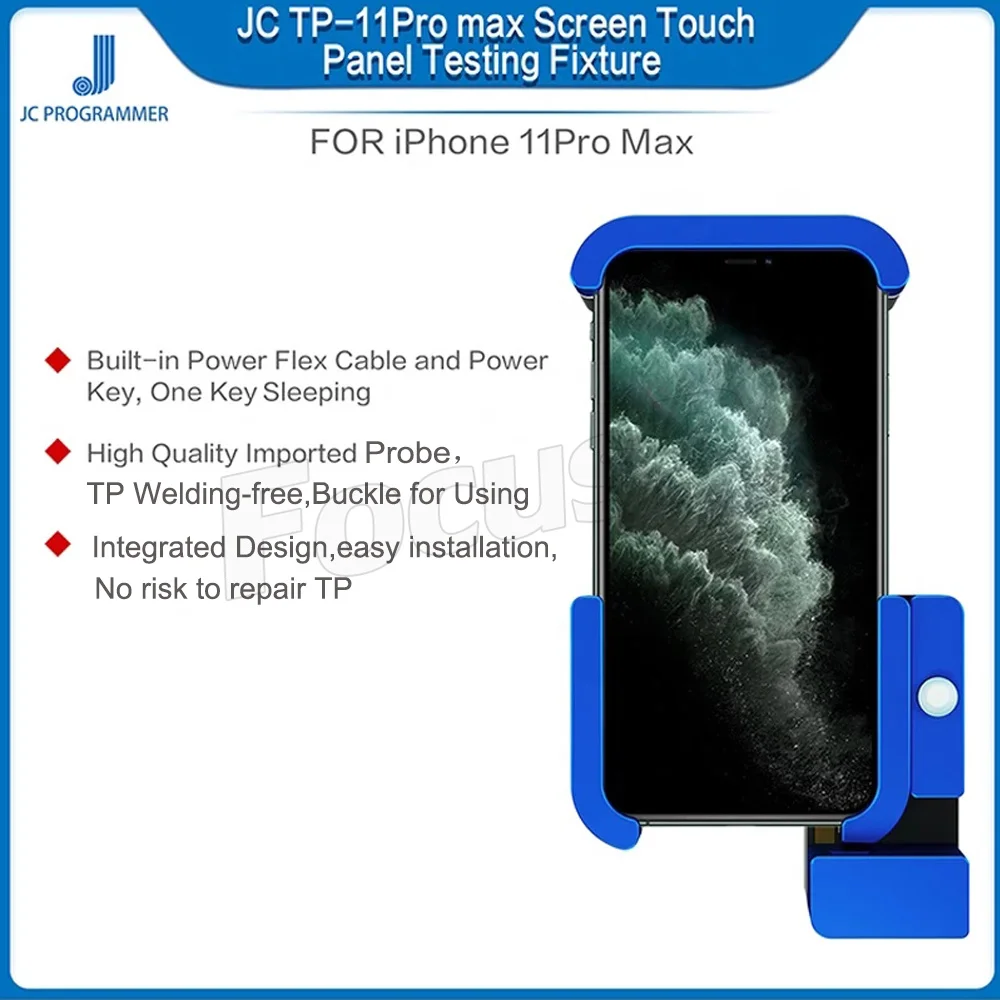 JC LCD Screen Touch Panel Test Fixture For iPhone X XS 11 Pro Max Mobile Phone TP Digitizer No Welding Tesing Frame Repair Tools