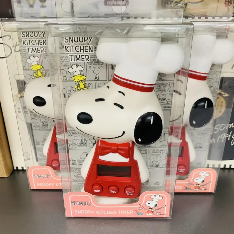 

Snoopy Kitchen Timer Kawaii мультфильм японский оригинальный Snoopy можно использовать в качестве наклейки на холодильник для детских подарков на день рождения