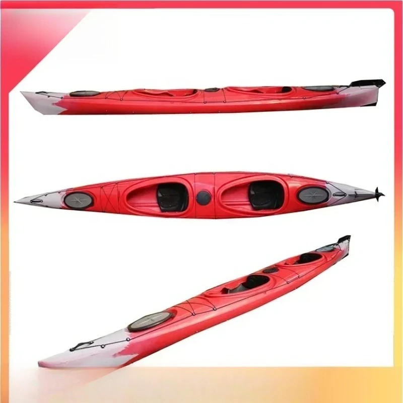 Professional 17 FT 2 Person Sea Ocean Fishing Kayak Leisure Touring Kayak For Water Sports