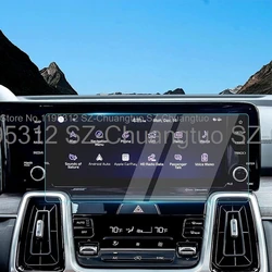 Tempered Glass film For Kia Sorento MQ4 2021 2022 Car Navigation Screen Protector car interior Accessories