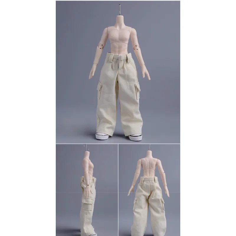 Action figure maschili in scala 1/12 Pantaloni larghi con pantaloni tascabili con cintura Modello di bambola per corpo Romankey Notaman da 6"