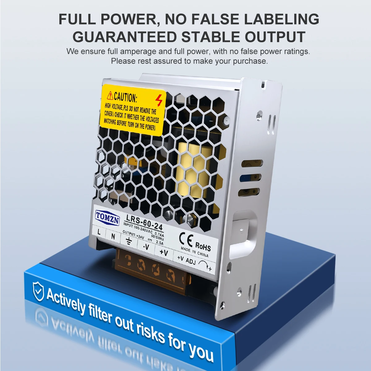 TOMZN 60 واط AC-DC SMPS إخراج واحد تحويل التيار الكهربائي المدخلات 110 فولت 220 فولت الناتج 5 فولت 12 فولت 15 فولت 24 فولت 36 فولت 48 فولت قابل للتعديل ل LED