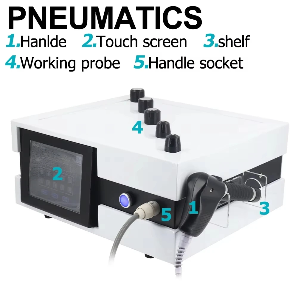 2025 12Bar Pneumatic Shockwave Therapy Machine For ED Treatment Pain Relief New Professional Shock Wave Body Relaxation Massager - Image 3