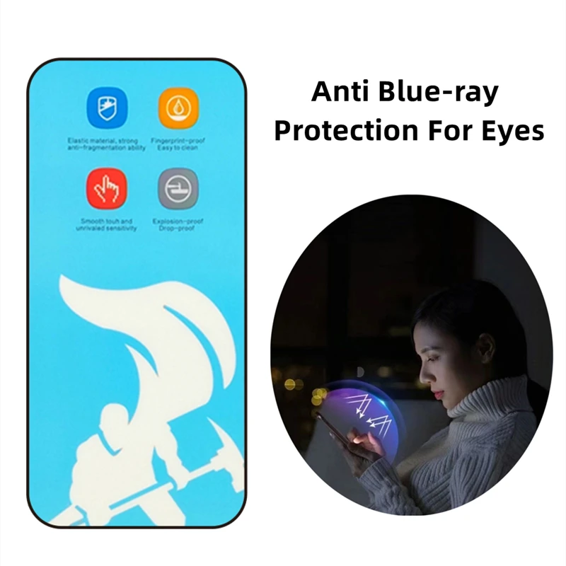 3 قطعة HD هيدروجيل فيلم ل النوبة الهواء ماتي حامي الشاشة ل النوبة الهواء مكافحة Blueray العناية بالعين طبقة رقيقة واقية