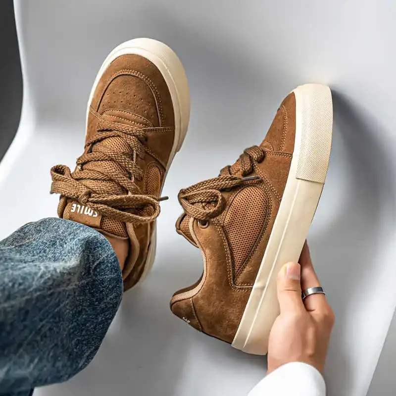 Botas rojas con plataforma de suela grande para hombre, zapatos tejidos Lux, zapatillas deportivas para estudiantes, ofertas de badkets bonitas, zapatos para correr, equipo Vintage