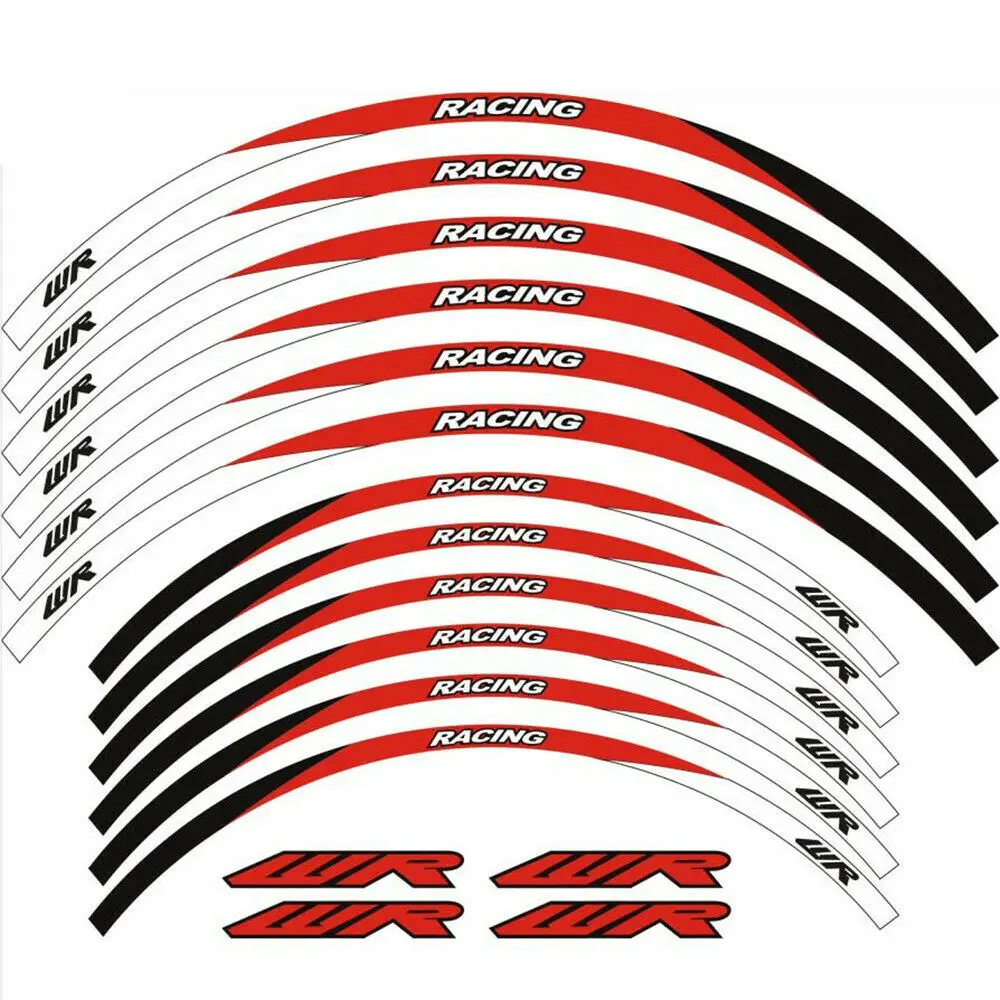 

21" 18" RIM WHEEL STRIPES STICKERS REFLECTION TAPE FOR Yamaha WR 250F 2001-2020