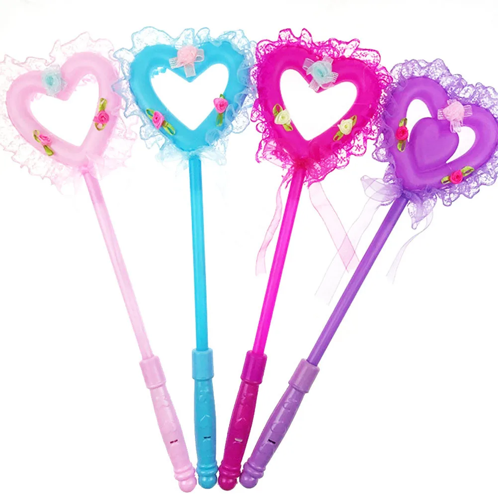Love Heart Flashing Glow Sticks for Party