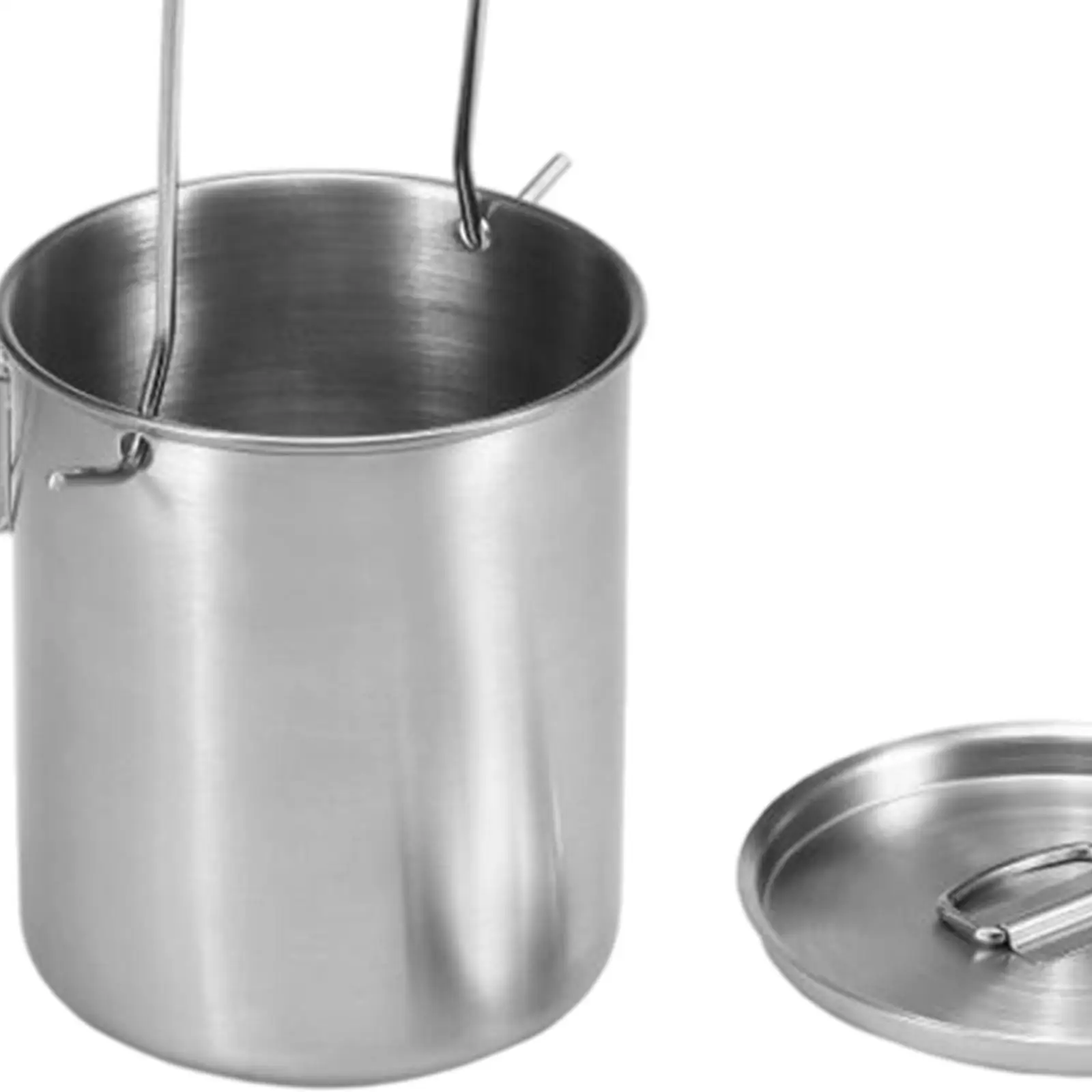 

Portable Camping Cups Mug Pot Ultralight Cookware for Hiking Cooking Travel