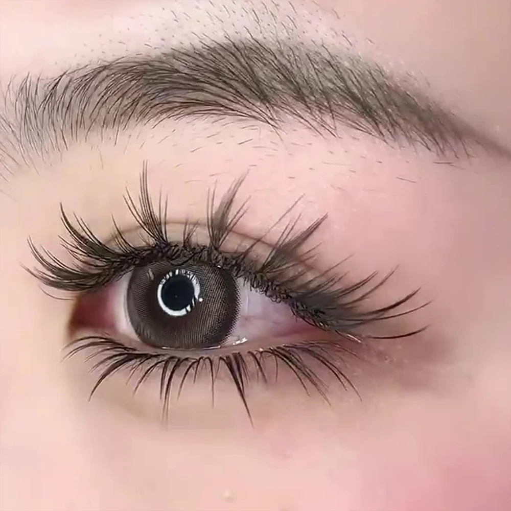 

New Individual Faux Lashes Premade Fans Feather Shape False Eyelashes Makeup Tools Volume Comic Spire Lashes